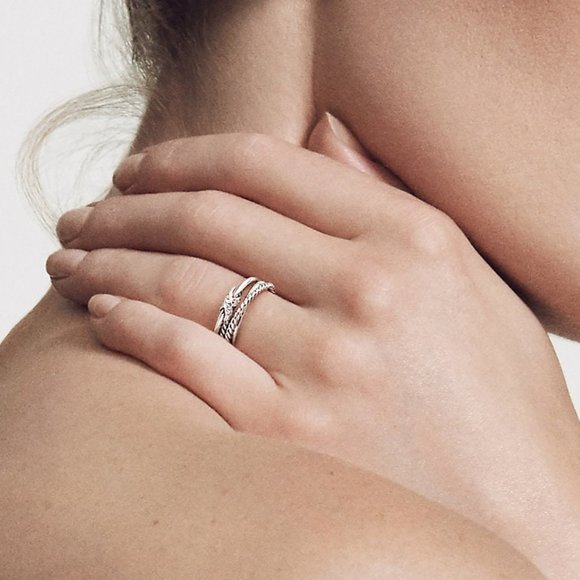 David Yurman X Collection Ring with Diamonds - Picture 8 of 8